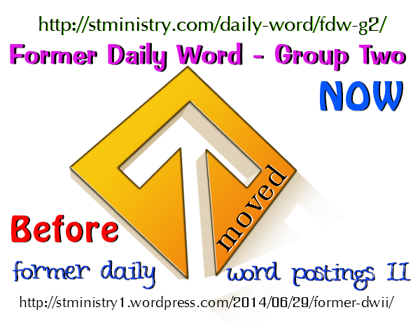 graphic for former daily word postings ii